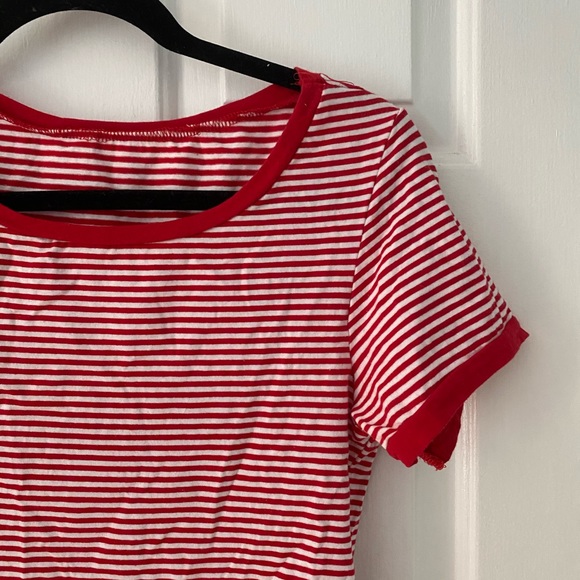 red and white striped shirt old navy